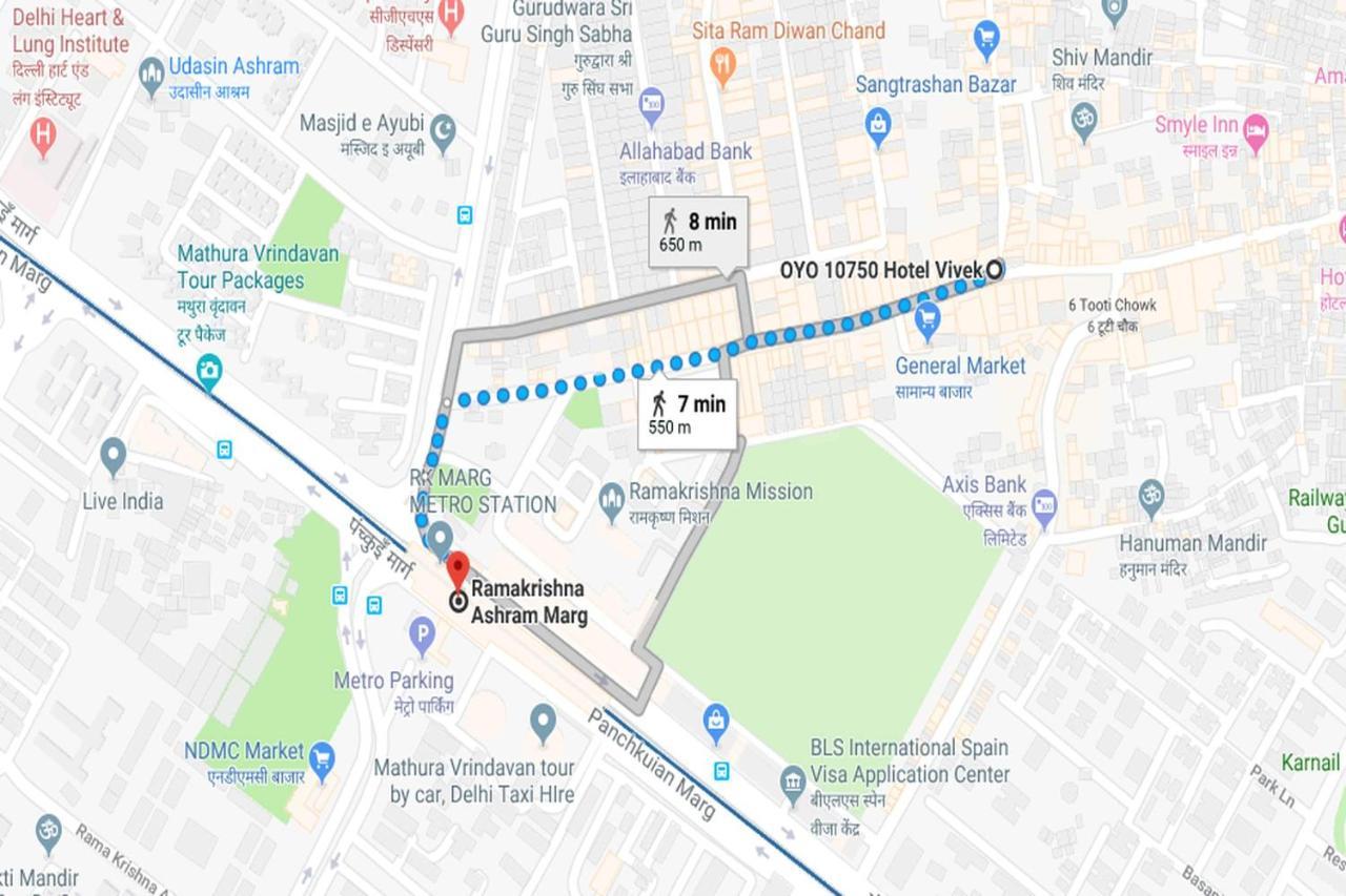 Capital O 10750 Hotel Vivek نيودلهي المظهر الخارجي الصورة